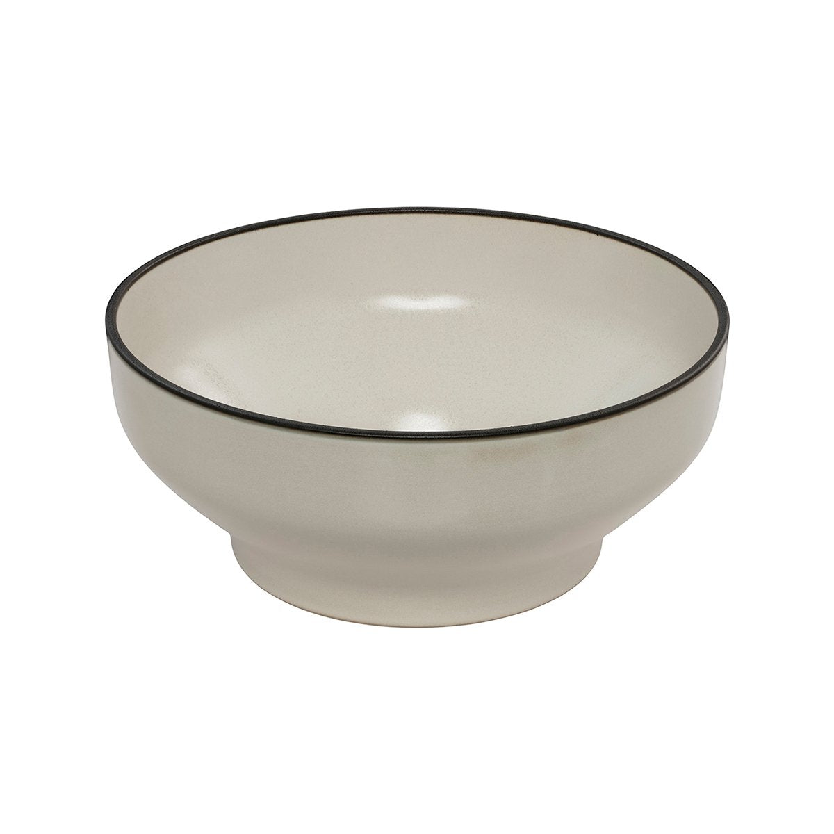 Round Bowl - 212Mm, Dusted White from Luzerne. made out of Ceramic and sold in boxes of 3. Hospitality quality at wholesale price with The Flying Fork!