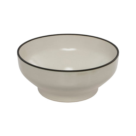 Round Bowl - 212Mm, Dusted White from Luzerne. made out of Ceramic and sold in boxes of 3. Hospitality quality at wholesale price with The Flying Fork!