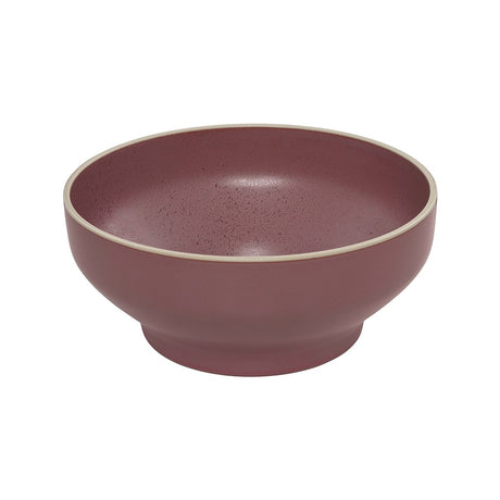 Round Bowl - 212Mm, Smokey Plum from Luzerne. made out of Ceramic and sold in boxes of 3. Hospitality quality at wholesale price with The Flying Fork!