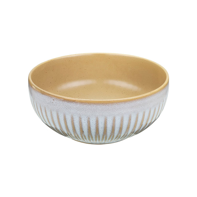 Round Bowl - 1295Ml, Almond from Luzerne. made out of Ceramic and sold in boxes of 3. Hospitality quality at wholesale price with The Flying Fork!