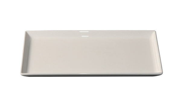 Rectangular Platter Flared Sides - 240x120x15mm, White Album from Royal Porcelain. made out of Porcelain and sold in boxes of 24. Hospitality quality at wholesale price with The Flying Fork!