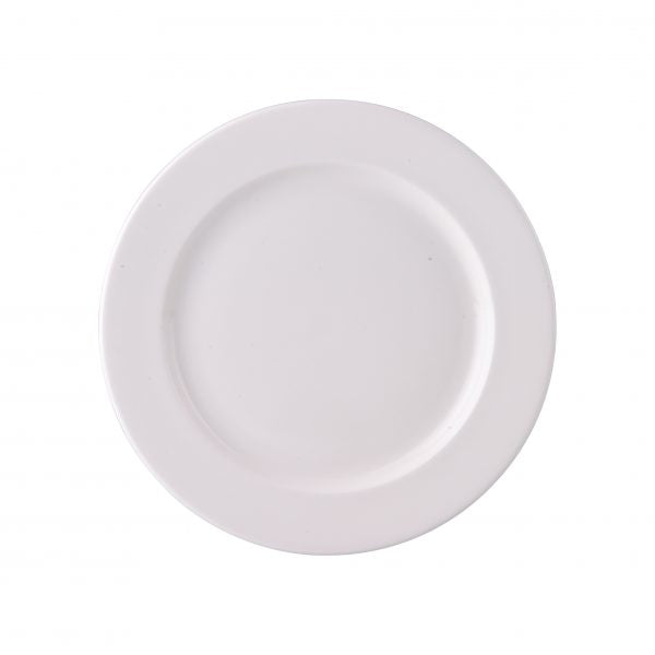 Rim Shape Round Plate (B1005) - 160mm, Ascot from Royal Bone China. made out of Bone China and sold in boxes of 12. Hospitality quality at wholesale price with The Flying Fork!
