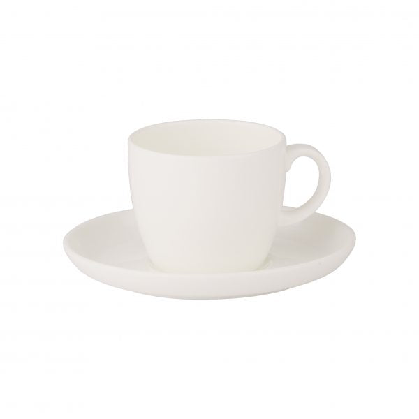 Saucer To Suit 95045-6-7 - 140mm, Ascot from Royal Bone China. made out of Bone China and sold in boxes of 1. Hospitality quality at wholesale price with The Flying Fork!