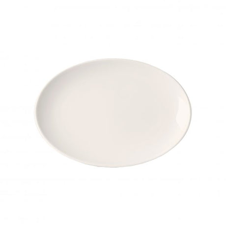 Coupe Oval Platter (B0584) - 230mm, Ascot from Royal Bone China. made out of Bone China and sold in boxes of 1. Hospitality quality at wholesale price with The Flying Fork!