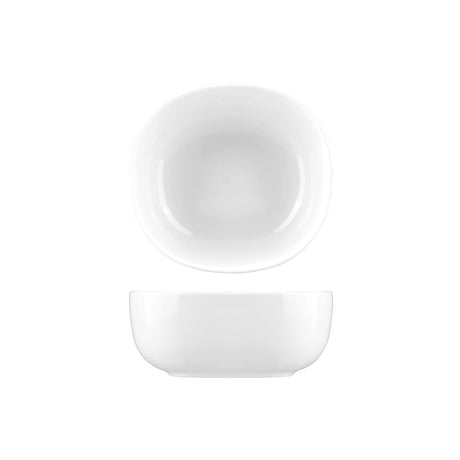 Oval High Bowl - 170x150mm, Ora White from Sango. made out of Ceramic and sold in boxes of 6. Hospitality quality at wholesale price with The Flying Fork!