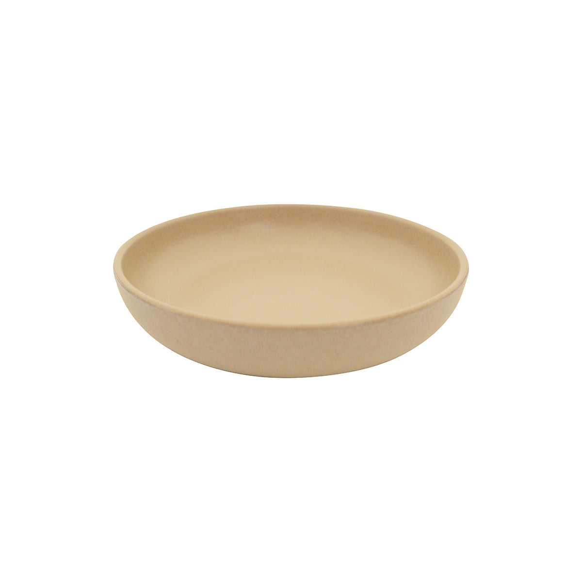 Round Bowl - 220mm, Taupe, Eclipse from Eclipse. made out of Ceramic and sold in boxes of 6. Hospitality quality at wholesale price with The Flying Fork!