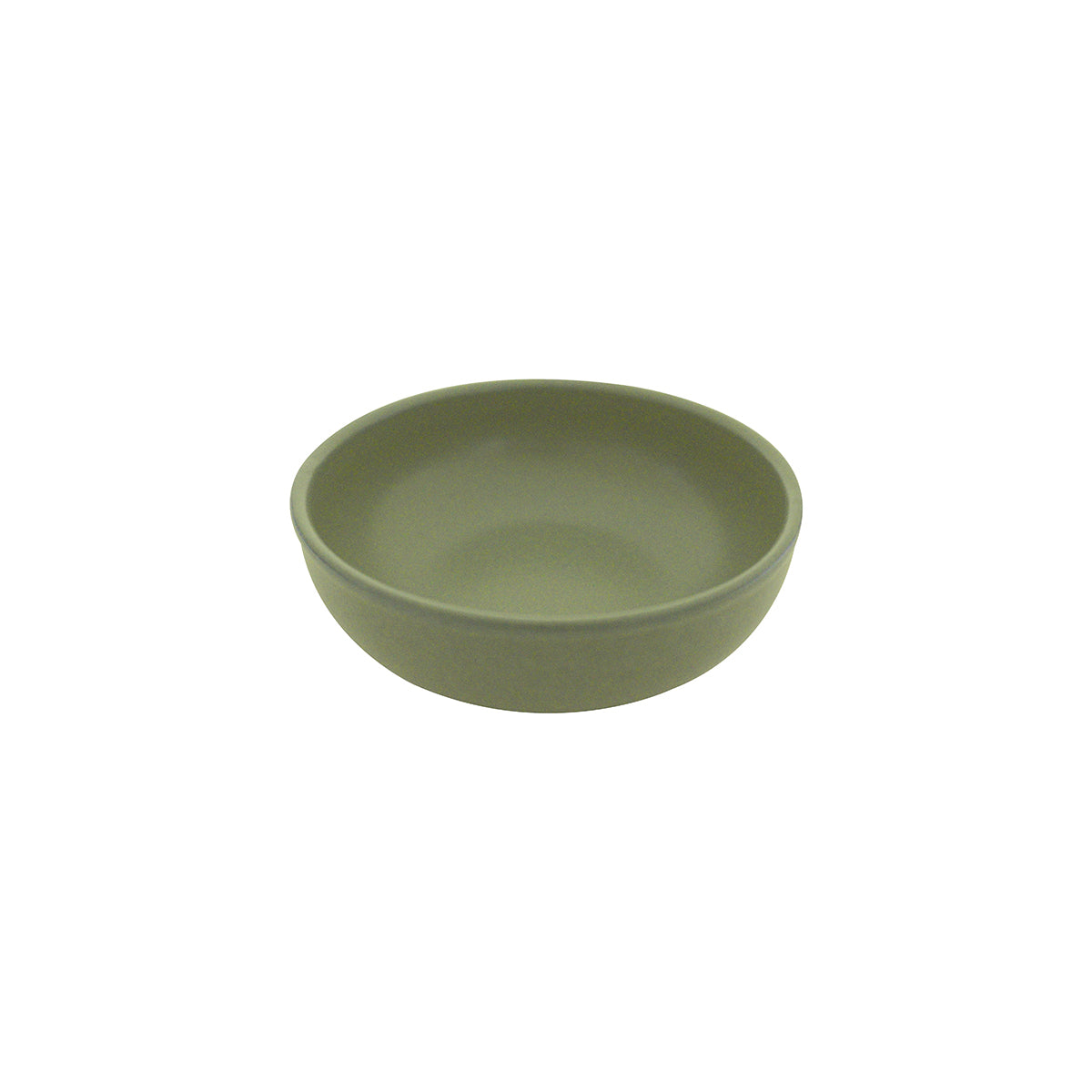 Round Bowl - 125mm, Green, Eclipse from Eclipse. made out of Ceramic and sold in boxes of 6. Hospitality quality at wholesale price with The Flying Fork!