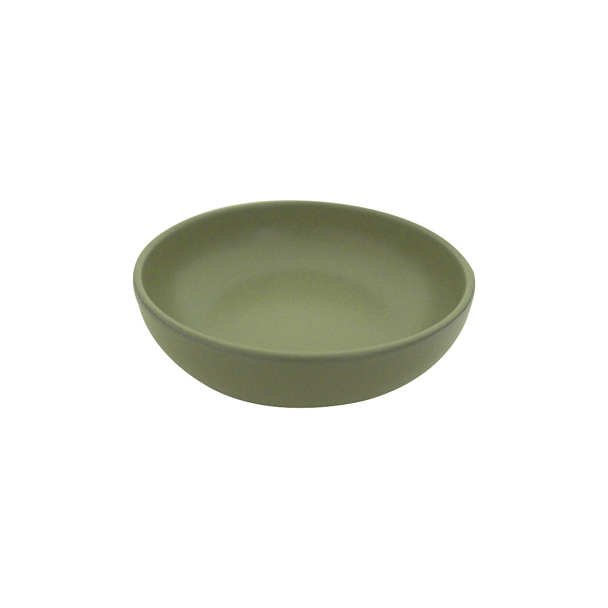 Round Bowl - 160mm, Green, Eclipse from Eclipse. made out of Ceramic and sold in boxes of 6. Hospitality quality at wholesale price with The Flying Fork!