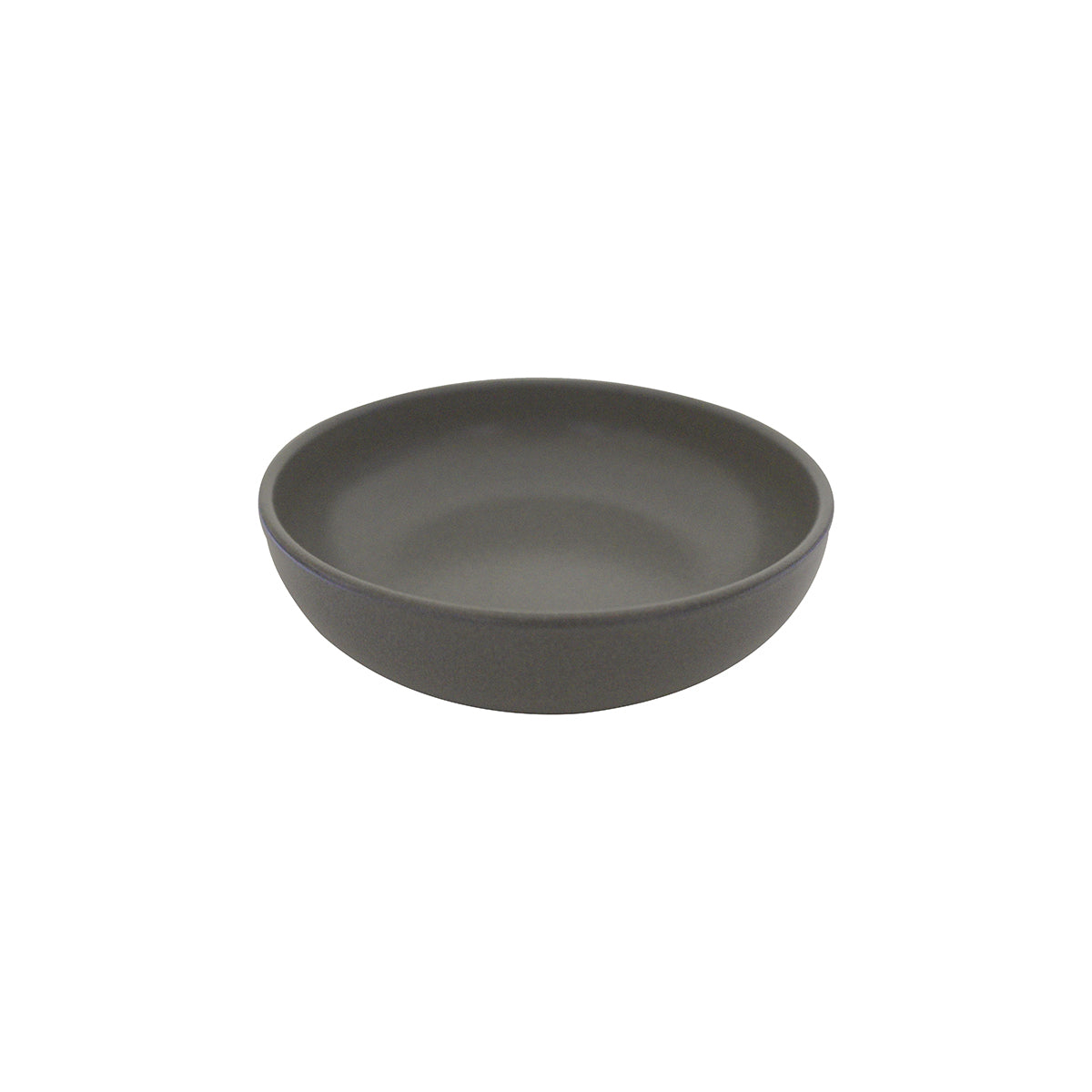 Round Bowl - 160mm, Dark Grey, Eclipse from Eclipse. made out of Ceramic and sold in boxes of 6. Hospitality quality at wholesale price with The Flying Fork!