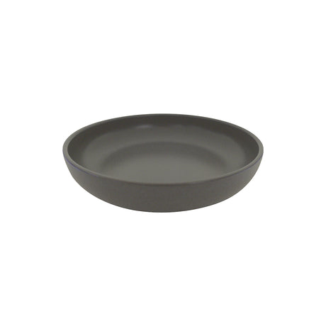 Round Bowl - 220mm, Dark Grey, Eclipse from Eclipse. made out of Ceramic and sold in boxes of 6. Hospitality quality at wholesale price with The Flying Fork! 