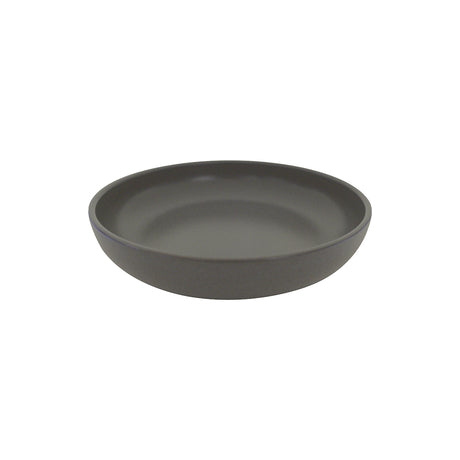 Round Bowl - 220mm, Dark Grey, Eclipse from Eclipse. made out of Ceramic and sold in boxes of 6. Hospitality quality at wholesale price with The Flying Fork!