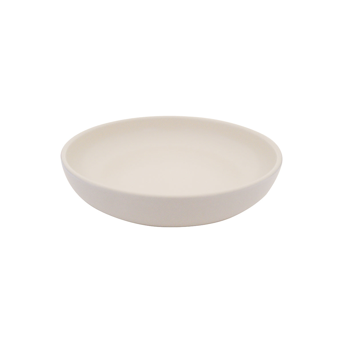 Round Bowl - 220mm, Cream, Eclipse from Eclipse. made out of Ceramic and sold in boxes of 6. Hospitality quality at wholesale price with The Flying Fork!
