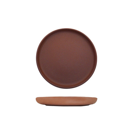 Round Plate - 220mm, Brown, Eclipse