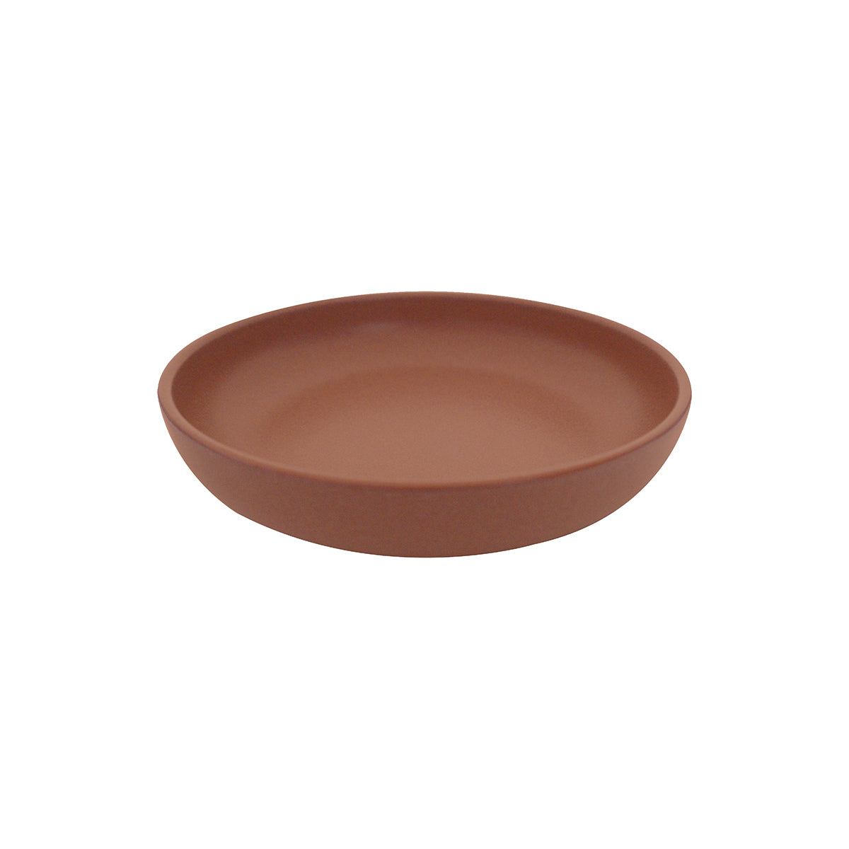 Round Bowl - 220mm, Brown, Eclipse from Eclipse. made out of Ceramic and sold in boxes of 6. Hospitality quality at wholesale price with The Flying Fork!