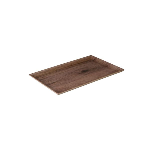 Rectangular Platter - 300X205Mm from Ryner Melamine. Edges and sold in boxes of 6. Hospitality quality at wholesale price with The Flying Fork!