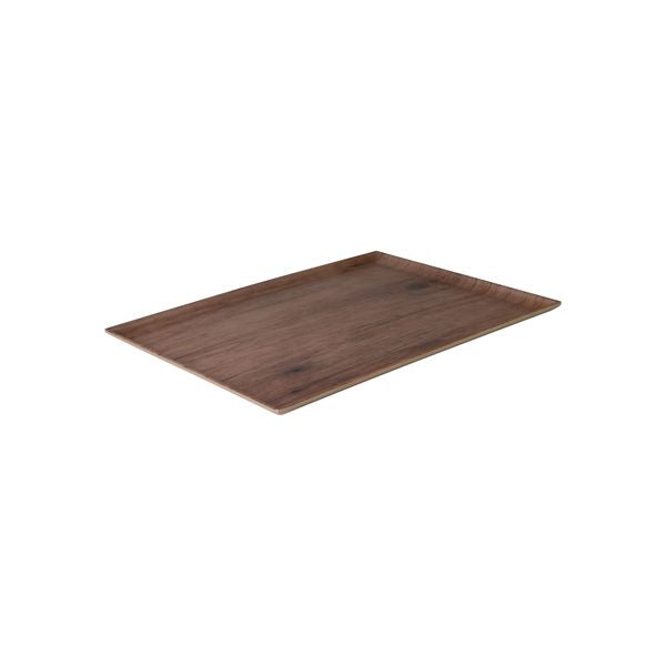 Rectangular Platter - 400X300Mm from Ryner Melamine. Edges and sold in boxes of 6. Hospitality quality at wholesale price with The Flying Fork!