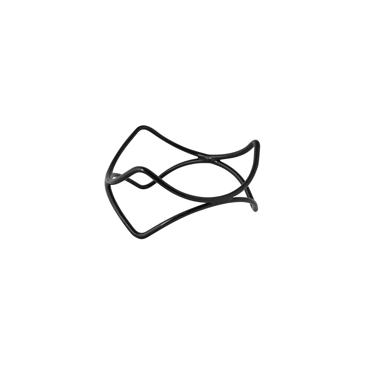 Spiral Riser - 200Mm, 100Mm, Black from Ryner Display. Reversible and sold in boxes of 1. Hospitality quality at wholesale price with The Flying Fork!