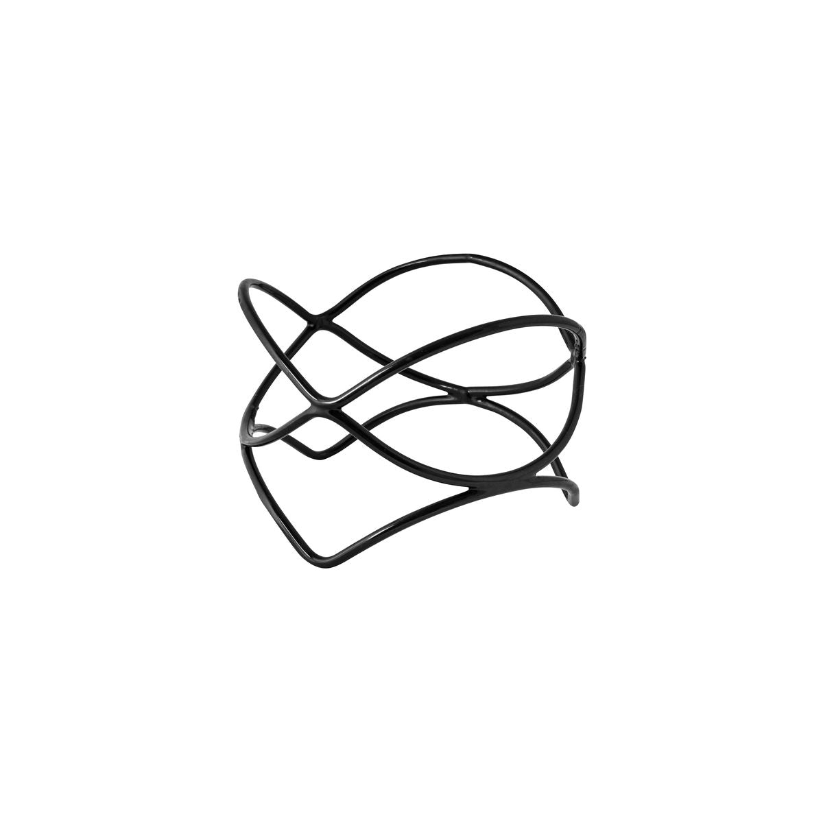 Spiral Riser - 200Mm, 150Mm, Black from Ryner Display. Reversible and sold in boxes of 1. Hospitality quality at wholesale price with The Flying Fork!