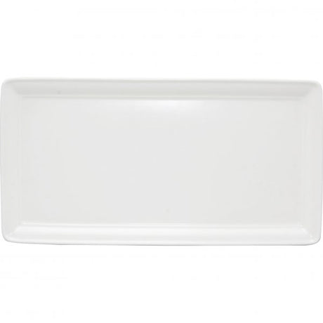 Rectangle Tray (434076) - 270x140mm, Aura, Matt White from Rene Ozorio. made out of Porcelain and sold in boxes of 6. Hospitality quality at wholesale price with The Flying Fork!