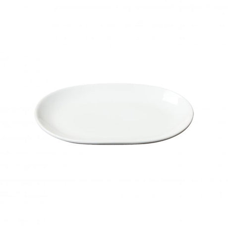 Oval Platter - 157mm, Profile from Rene Ozorio. made out of Porcelain and sold in boxes of 36. Hospitality quality at wholesale price with The Flying Fork!