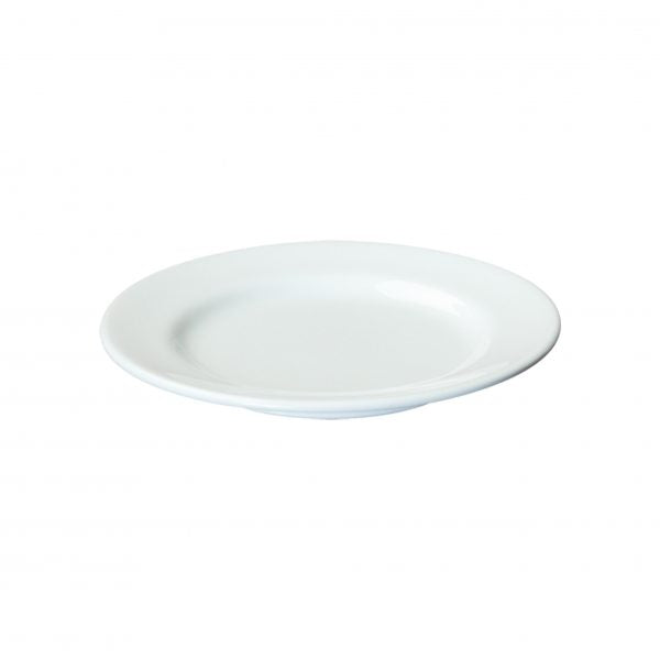 Rim Shape Round Plate (0067) - 165mm, Nova from Patra by Nikko. made out of Porcelain and sold in boxes of 24. Hospitality quality at wholesale price with The Flying Fork!