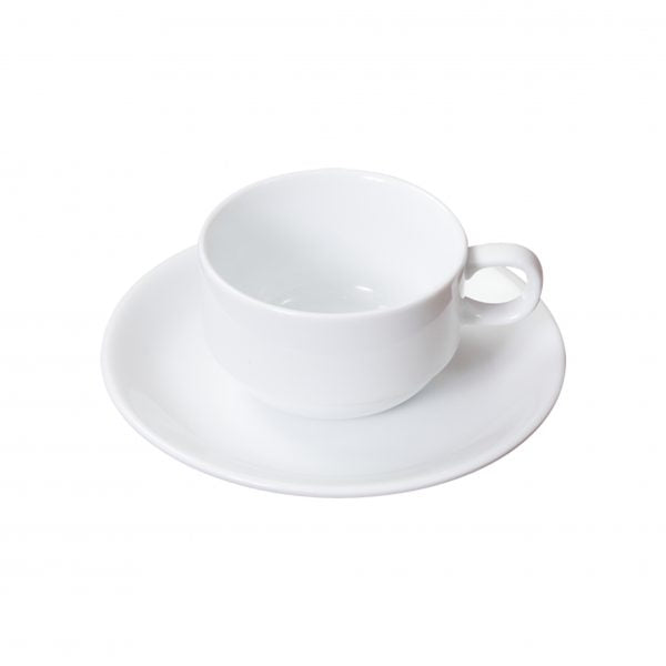 Stackable Coffee Cup To Suit 97729 (2025) - 200ml, Nova from Patra by Nikko. made out of Porcelain and sold in boxes of 24. Hospitality quality at wholesale price with The Flying Fork!