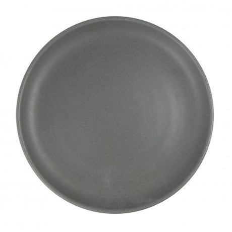 Round Plate - 220mm, Rolled Edge, Artistica, Slate from tablekraft. made out of Porcelain and sold in boxes of 4. Hospitality quality at wholesale price with The Flying Fork!
