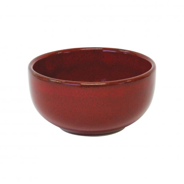 Round Bowl - 115x55mm, Artistica, Reactive Red from tablekraft. made out of Stoneware and sold in boxes of 4. Hospitality quality at wholesale price with The Flying Fork!