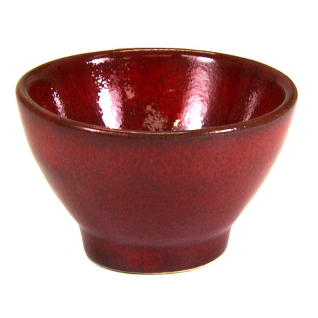Round Sauce Dish - 70x45mm, Artistica, Reactive Red from tablekraft. made out of Stoneware and sold in boxes of 6. Hospitality quality at wholesale price with The Flying Fork!