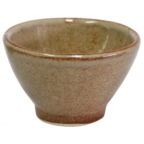 Round Sauce Dish - 70x45mm, Artistica, Flame from tablekraft. made out of Stoneware and sold in boxes of 6. Hospitality quality at wholesale price with The Flying Fork!