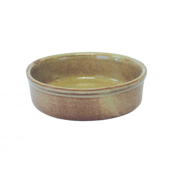 Round Dish-Tapas - 120x30mm, Artistica, Flame from tablekraft. made out of Stoneware and sold in boxes of 4. Hospitality quality at wholesale price with The Flying Fork!