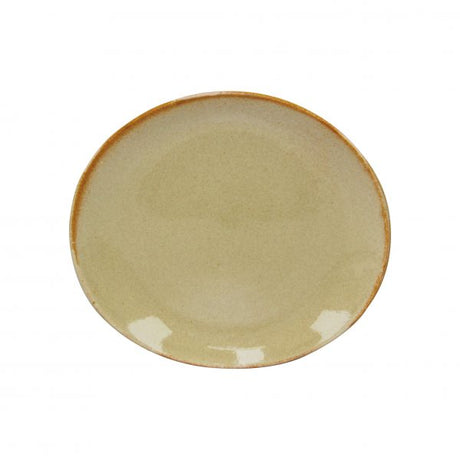 Oval Plate - 250x220mm, Artistica, Flame from tablekraft. made out of Stoneware and sold in boxes of 4. Hospitality quality at wholesale price with The Flying Fork!