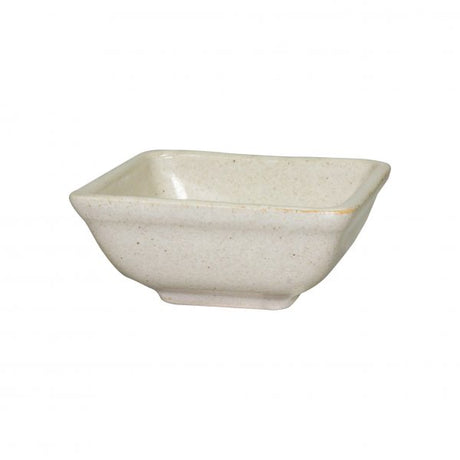 Square Sauce Dish - 80x80x35mm, Artistica, Sand from tablekraft. made out of Stoneware and sold in boxes of 6. Hospitality quality at wholesale price with The Flying Fork!
