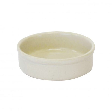 Round Dish-Tapas - 120x30mm, Artistica, Sand from tablekraft. made out of Stoneware and sold in boxes of 4. Hospitality quality at wholesale price with The Flying Fork!