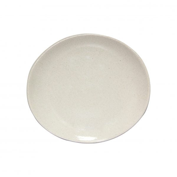 Oval Plate - 210x190mm, Artistica, Sand from tablekraft. made out of Stoneware and sold in boxes of 4. Hospitality quality at wholesale price with The Flying Fork!