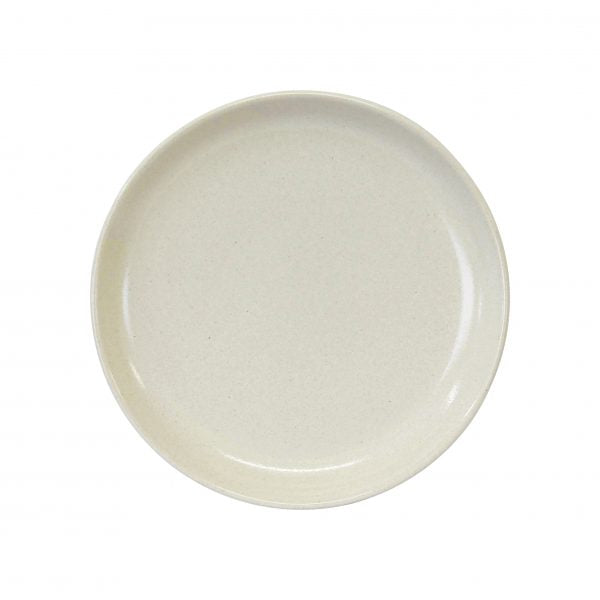 Round Plate - 270mm, Rolled Edge, Artistica, Sand from tablekraft. made out of Stoneware and sold in boxes of 4. Hospitality quality at wholesale price with The Flying Fork!