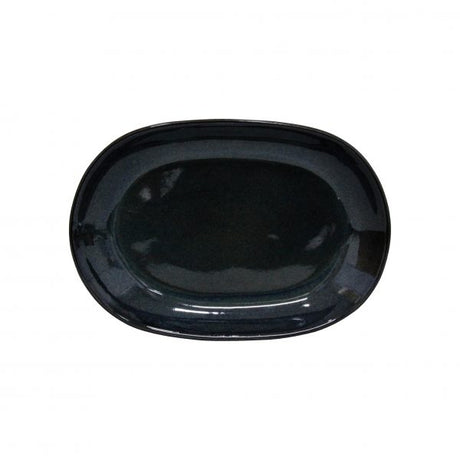 Oval Serving Platter - 305x210mm, Artistica, Midnight Blue from tablekraft. made out of Stoneware and sold in boxes of 1. Hospitality quality at wholesale price with The Flying Fork!