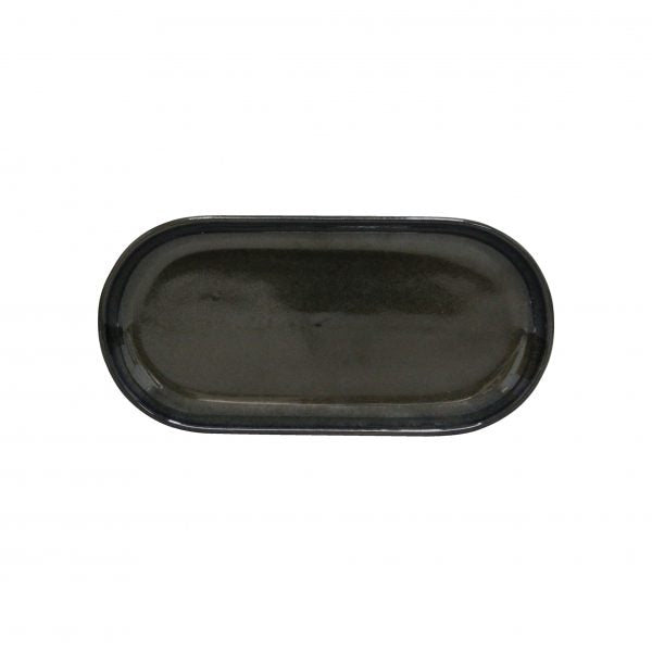 Oval Coupe Plate - 300x140mm, Artistica, Midnight Blue from tablekraft. made out of Stoneware and sold in boxes of 4. Hospitality quality at wholesale price with The Flying Fork!