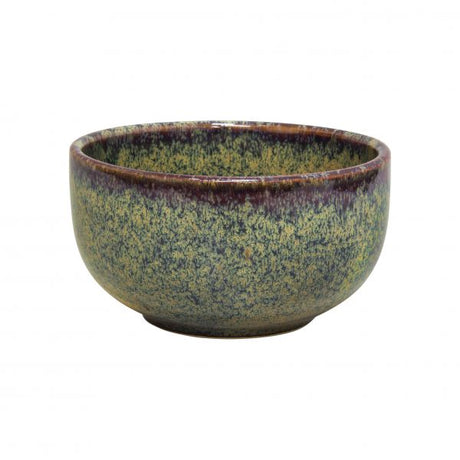 Round Bowl - 125x70mm, Artistica, Reactive Brown from tablekraft. made out of Stoneware and sold in boxes of 4. Hospitality quality at wholesale price with The Flying Fork!