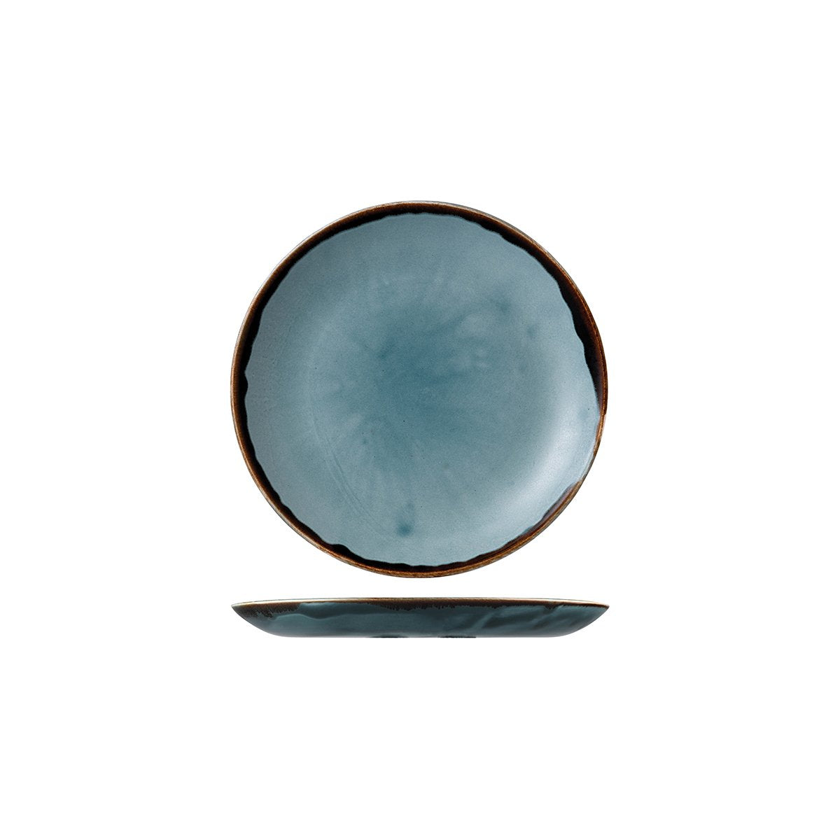 Round Coupe Plate - 288mm, Blue, Dudson