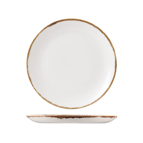 Round Coupe Plate - 260mm, Natural, Dudson