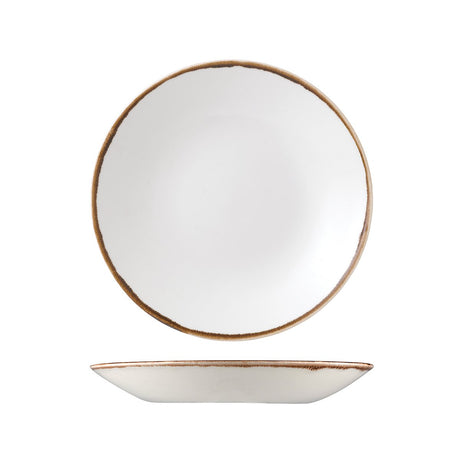 Round Deep Coupe Plate - 255mm, 35mm, Natural, Dudson