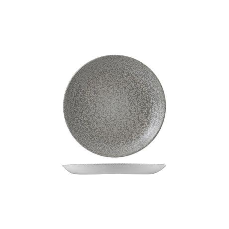 Round Coupe Plate - 165mm, Natural Grey, Dudson