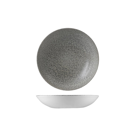 Round Coupe Bowl - 182mm, 426ml, Natural Grey, Dudson