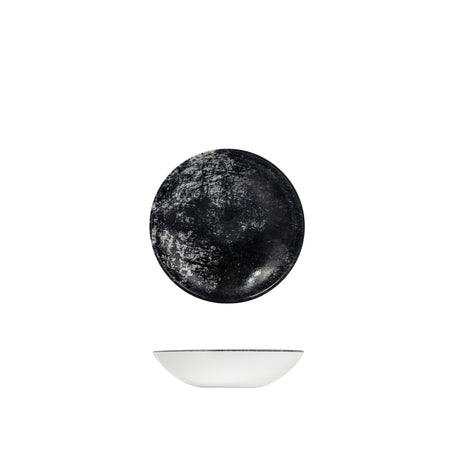 Round Coupe Bowl - 182Mm, Lamp Black from Dudson. Patterned, made out of Ceramic and sold in boxes of 12. Hospitality quality at wholesale price with The Flying Fork!
