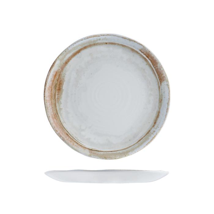 Organic Coupe Plate - 230Mm, Finca from Dudson. made out of Ceramic and sold in boxes of 12. Hospitality quality at wholesale price with The Flying Fork!