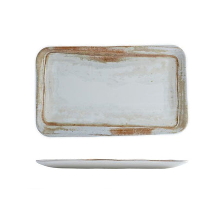 Rect Coupe Plate - 270X160Mm, Finca from Dudson. made out of Ceramic and sold in boxes of 12. Hospitality quality at wholesale price with The Flying Fork!