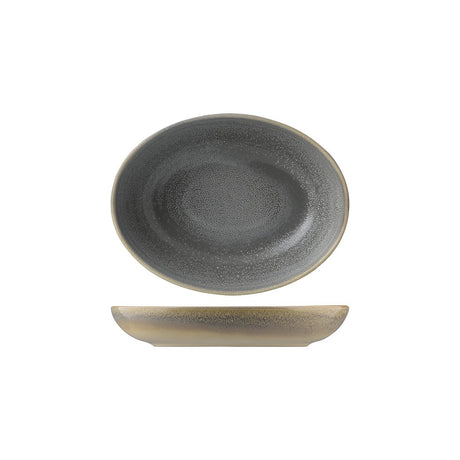 Oval Deep Bowl - 216x164mm, 482ml, Granite, Dudson