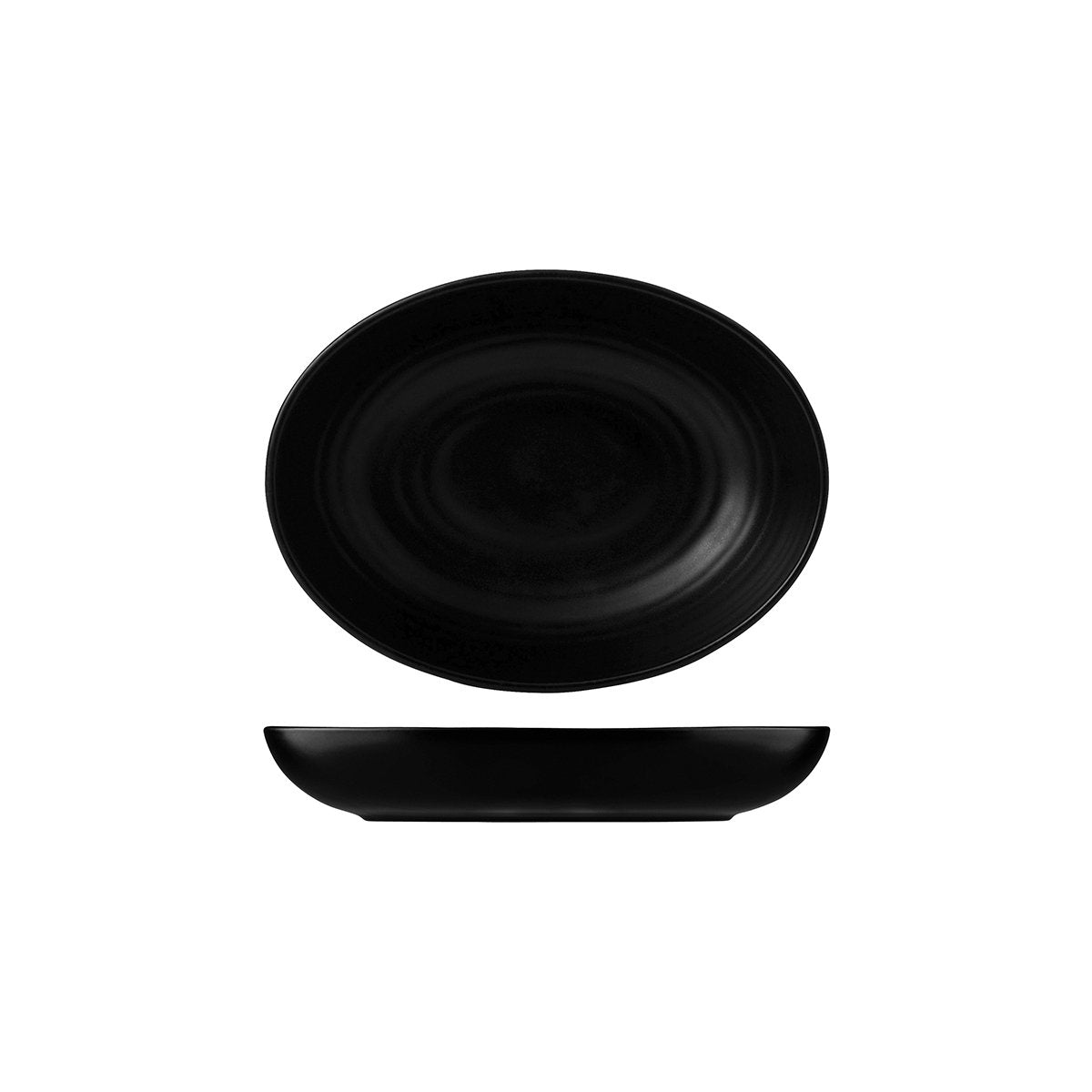 Oval Deep Bowl - 216x164mm, 482ml, Jet, Dudson
