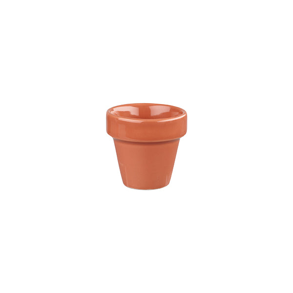Plant Pot - 114ml, Paprika, Bit On The Side from Churchill. made out of Porcelain and sold in boxes of 12. Hospitality quality at wholesale price with The Flying Fork!